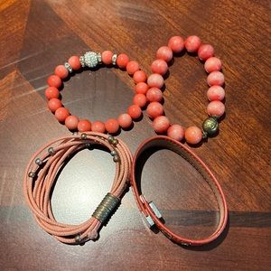 Lot of 4 bracelets